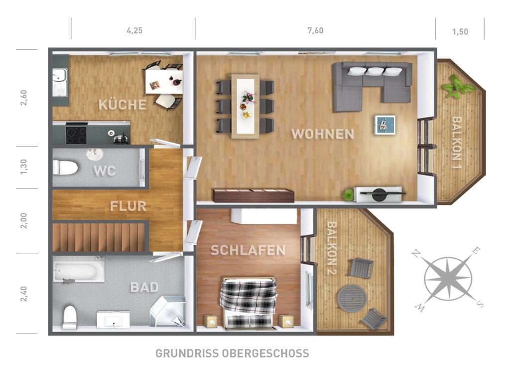Schwarzwald Domizil Uhlsberg Appartement Kippenheim Kamer foto